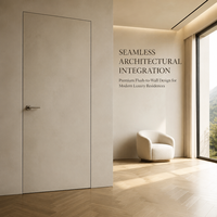 Fabricant de portes intérieures à âme pleine, portes acoustiques en placage de bois, portes affleurantes sur mesure pour projets de villas et d'hôtels