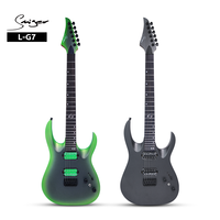 Hot Sales Factory Price Flamed Maple Veener Body Poplar Body Rosted Maple Neck Electro 6 Corde S-G7 6 Strings Electric Guitar