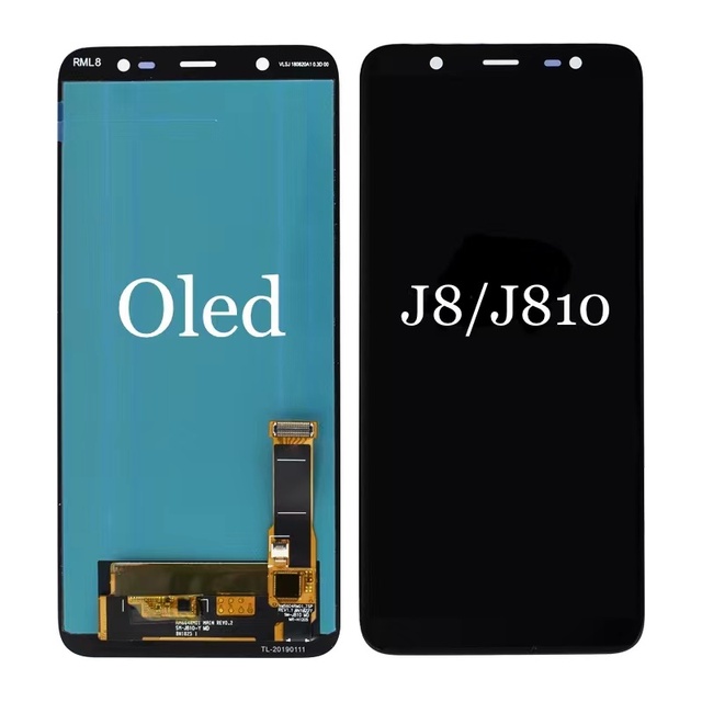 Mobile Replacement Phone Screen Amoled for samsung galaxy J8 Lcd Pantallas De Celular