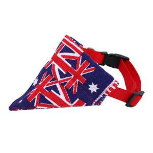 Tanpopo British American Flag Pet Bandana Perro Triángulo Bufanda Impreso Collar - Product Image 4