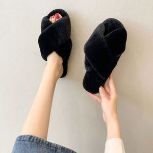 Zapatillas de Mujer con Forro de Piel Sintética Coloridas, Cálidas y Transpirables para Invierno, Otoño y Primavera, Siete Colores, Punta Normal, Forro de Algodón - Product Image 6