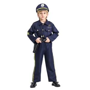 Costume <span class=keywords><strong>de</strong></span> <span class=keywords><strong>police</strong></span> d'Halloween pour enfant en bas âge Costume <span class=keywords><strong>de</strong></span> policier pour garçons Tenue <span class=keywords><strong>de</strong></span> flic pour Halloween Pretend Roleplay - Product Image 2