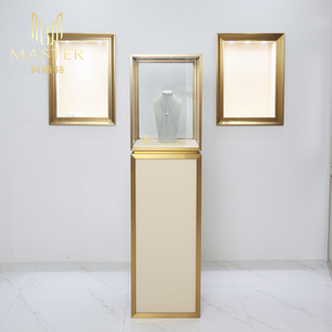<span class=keywords><strong>Vitrina</strong></span> de Joyería de Vidrio con Cerradura Mecánica, Vertical, 45*45*168cm, Marca MASTER OEM, para Exhibición en Tiendas de Joyería de Lujo - Product Image 6