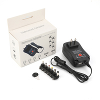 US UK EU AU Plug 12W 30W Adaptateur d'alimentation universel DC 3V-12V Chargeur multi DC Chargeur mural Adaptateur secteur