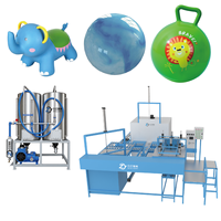 Machine de fabrication de balles en PVC et de jouets animaux sauteurs, ligne de production complète de moulage rotatif, fabricant