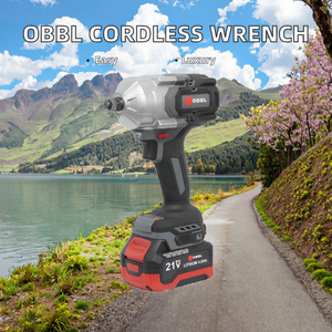 Clé à chocs électrique <span class=keywords><strong>sans</strong></span> <span class=keywords><strong>fil</strong></span> OB850 6.0AH RECHARGEABLE 850N.m, tournevis électrique à entraînement carré, clés à chocs à batterie - Product Image 2