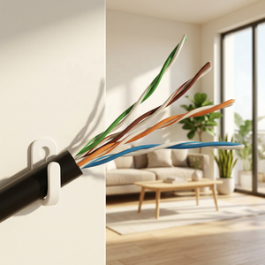 305M 1000ft Externo al aire libre 24awg 23awg 4 pares Utp Chaqueta doble Cat5e Cat6 Cable Lan - Product Image 5