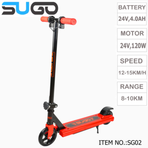 電動リチウムバッテリー子供電動スクーター折りたたみ可能<span class=keywords><strong>2</strong></span> 5インチホイール120W - Product Image 3