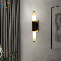 Lampe Moderne Luxe Simple Salle à Manger Chambre Escaliers Balcon Allée Décoration Acier Led Applique Murale