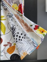 Grosir Kualitas Tinggi 100 Poliester Dicetak Desain Baru Kain Batik Afrika untuk Garmen
