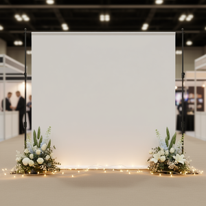 Kit de Soporte para Telón de Fondo Ajustable de Acero al Carbono de 10 x 10 Pies para Bodas, Fiestas, Eventos y Exposiciones - Product Image 2