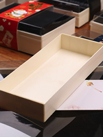 ESTICK Boîte à sushi en bois jetable pour couper les fruits à emporter pour restaurants sortie de printemps Desserts Saumon Poisson cru japonais