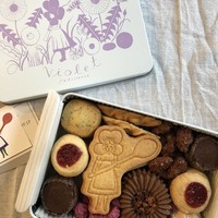 Boîte à biscuits rectangulaire personnalisée en gros avec manchon, en fer blanc de qualité alimentaire, pour le stockage de biscuits et gâteaux, ensemble de boîtes cadeaux