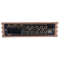 Amplificateur DSP pour voiture 4-in-4-Out 6*50W Processeur audio avec croisé Processeur audio DSP intégré pour voiture
