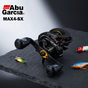 <span class=keywords><strong>Moulinet</strong></span> de pêche Casting low <span class=keywords><strong>Abu</strong></span> <span class=keywords><strong>Garcia</strong></span> MAX4 SX, équipement à 7 + 1 roulements et ratio de 7.1:1, freins à friction d'une puissance Max de 6.8kg, résistant à la Corrosion, nouveauté - Product Image 1