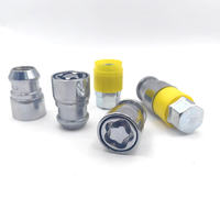 Ecrou de blocage de roue Torx en acier au carbone de haute sécurité M12x1.5 pour jantes de voiture