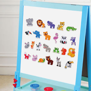 Puzzle magnétique en bois pour enfants, Jouet d'apprentissage préscolaire, matériel Montessori, pièces - Product Image 3