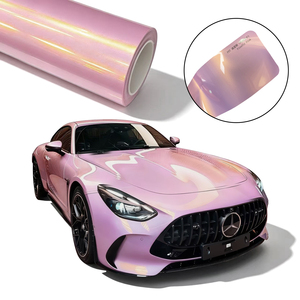 <span class=keywords><strong>Film</strong></span> Vinyle Rose Brillant PET à Effet Anti-Transpiration pour Voiture, Rouleau de Vinyle Auto Rose Changeant de Couleur, <span class=keywords><strong>Film</strong></span> de Protection Anti-Décoloration Rose PPF pour Carrosserie Automobile - Product Image 1