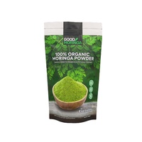 Sachets Doypack personnalisés imprimés en couleur, 100 grammes, 150 grammes, sachet de poudre de Moringa, emballage de complément alimentaire, sachets alimentaires debout