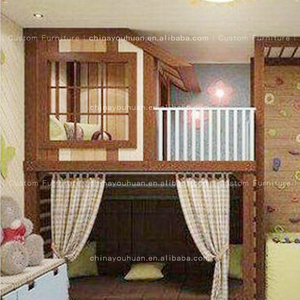 Lit multifonctionnel <span class=keywords><strong>pour</strong></span> garçons, lit en bois massif en forme <span class=keywords><strong>de</strong></span> maison dans les arbres, base secrète, maison <span class=keywords><strong>de</strong></span> jeu, lits superposés <span class=keywords><strong>pour</strong></span> adolescents, personnalisation <span class=keywords><strong>de</strong></span> loft - Product Image 2