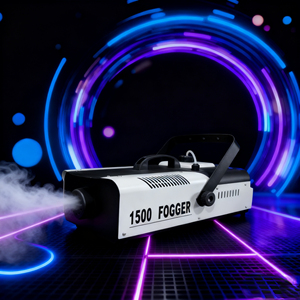 เครื่องพ่นควัน DMX1500W ยอดนิยม พร้อมรีโมทคอนโทรล ไฟ AC110-220V ระยะพ่น 10 เมตร สำหรับงานแต่งงานและการแสดงบนเวที - Product Image 6