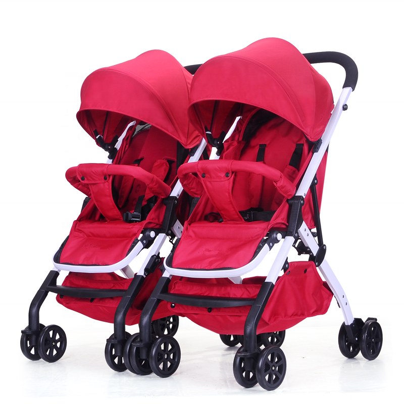 dog stroller wagon Garvee Double Pet Stroller with 2 Detachable Carriers, 4 Wheels Dog St