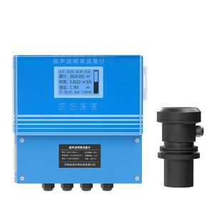 Medidor de Flujo de <span class=keywords><strong>Canal</strong></span> Abierto Ultrasónico Genesite de Alta Precisión 1~3% RS485 IP65, Dispositivo de Medición de Flujo Multi-Weir, Canaleta Parshall - Product Image 1