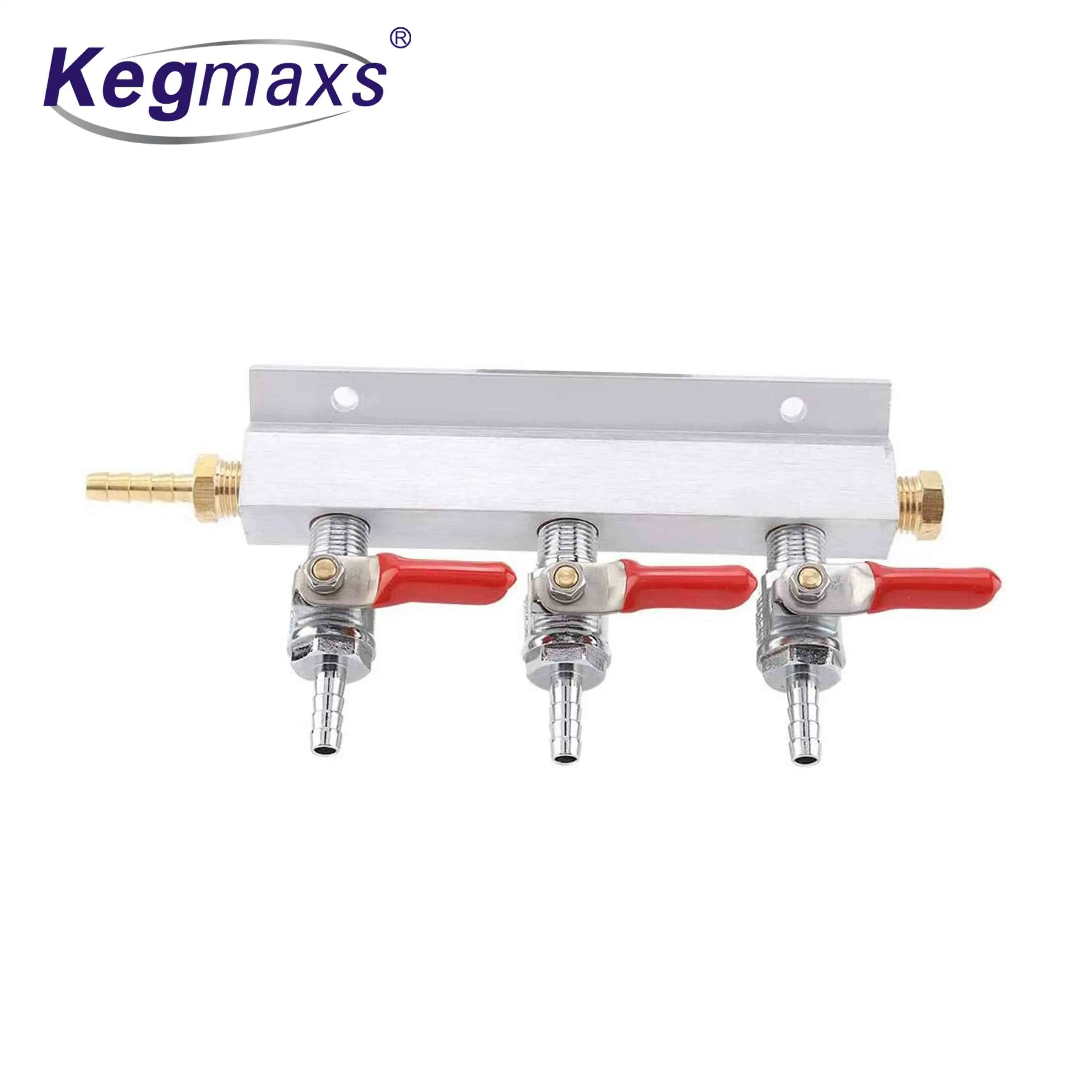 Kegmaxs 3 Manier CO2 Gas Distributie Spruitstuk Bier Doseren Vat Dispenser Eenvoudig Te Installeren