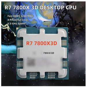 CPU AM5 Original de 8 Núcleos a 5.0 GHz, DDR5 5200MHz, R7 7800X <span class=keywords><strong>3D</strong></span> 7700 <span class=keywords><strong>7700x</strong></span>, en Bandeja, para Ordenador de Escritorio, Producto Nuevo y Usado, Gran Venta - Product Image 2
