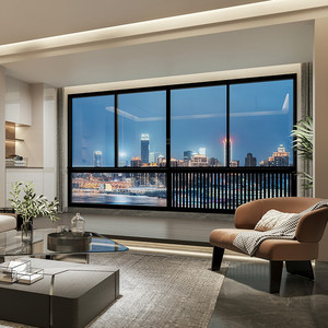 <span class=keywords><strong>Finestre</strong></span> Scorrevoli Yuantai in <span class=keywords><strong>PVC</strong></span>/UPVC con Doppio Vetro Temperato e Design a Griglia, Economiche per la Casa - Product Image 4