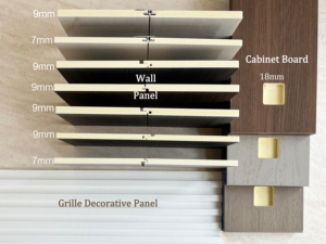 Panneau mural en lin fin gris clair - Revêtement mural décoratif pour l'intérieur de la maison, tissu fin pour l'intérieur et l'aménagement de boutiques - Product Image 6