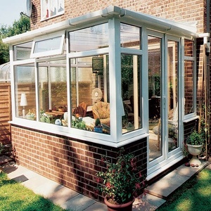 Diseño Flexible opción Lean o salón de sol Conservatorio policarbonato techo plano <span class=keywords><strong>Glassroom</strong></span> en venta con el mejor precio - Product Image 5