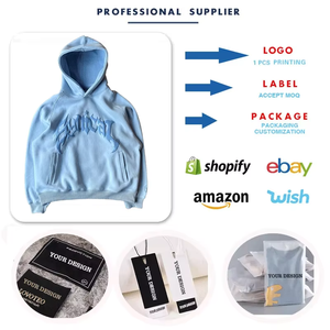 Sudadera con Capucha de Felpa Francesa para Hombre, 100% Algodón, Personalizable con Logotipo en Impresión 3D, Talla Grande - Product Image 6