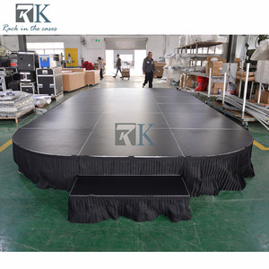 Event DJ stage Portable aluminum stage Drum stage riser 4x4ft concert stage Portable stage platform - Product Image 6