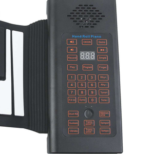 Đàn <span class=keywords><strong>Piano</strong></span> Thực Hành 61 Phím Đàn <span class=keywords><strong>Piano</strong></span> Cuộn Tay Màu Đen Điện Tử Mềm Trẻ Em Bàn Phím Đàn <span class=keywords><strong>Piano</strong></span> Đồ Chơi Âm Nhạc - Product Image 2