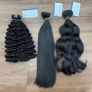 Proveedor vietnamita líder en cabello, cabello humano virgen de trama rizado birmano vietnamita crudo, disponible para envío inmediato - Product Image 4