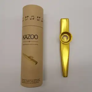 Fabriek Hete Verkoop Custom Kazoo Muziekinstrument Relatiegeschenk Metalen Kazoo Accepteren Aangepaste Logo Voor Kinderen