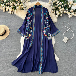 Vestido con cárdigan de gasa para <span class=keywords><strong>mujer</strong></span>, chal de <span class=keywords><strong>verano</strong></span>, <span class=keywords><strong>2022</strong></span> - Product Image 2