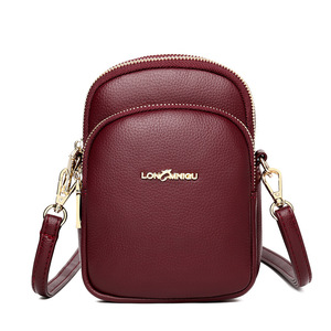 กระเป๋าถือสะพายข้างใบเล็กหนังแท้สำหรับใส่เครื่องสำอาง ความจุเยอะ เหมาะสำหรับใช้ในชีวิตประจำวัน  กระเป๋าสะพายไหล่ผู้หญิง - Product Image 2