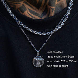 Мужское колье из нержавеющей стали - Product Image 2
