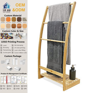 Bambù Free Standing piano portasciugamani scala in legno <span class=keywords><strong>porta</strong></span> <span class=keywords><strong>asciugamani</strong></span> da <span class=keywords><strong>bagno</strong></span> Rack <span class=keywords><strong>per</strong></span> il <span class=keywords><strong>piccolo</strong></span> <span class=keywords><strong>bagno</strong></span> - Product Image 1
