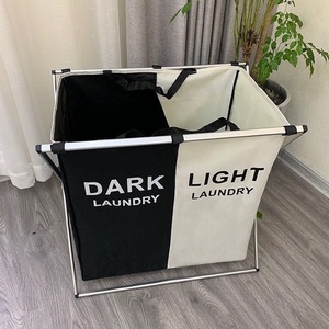 <span class=keywords><strong>Cesto</strong></span> della <span class=keywords><strong>biancheria</strong></span> sporco in tessuto Oxford pieghevole con Design moderno semplice 38x65x58cm contenitore <span class=keywords><strong>per</strong></span> uso domestico - Product Image 2