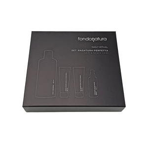 Caja de Regalo Magnética Plegable Negra de Cartón de Lujo Personalizada de Fábrica Reciclable con Inserto de Papel y Tapa Magnética - Product Image 4