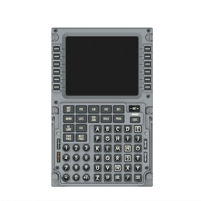 Flight Simulator Video Game - CDU Control Display Unit