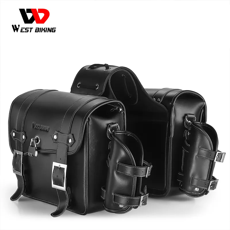 WEST BIKING Großhandel Motorrad Weiche Damen Sattel taschen 16L Sattel taschen mit großer Kapazität Motorrad teile und Zubehör