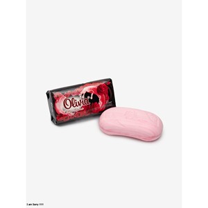 Rose Scented Moisturizing Bar <b>Soap</b> with Glycerin Lanolin Vitamins A and E for Hand and Body Care 90 g Olivia - Product Image 3