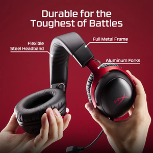 <span class=keywords><strong>Casque</strong></span> de jeu sans fil HyperX Cloud III S - Noir+Rouge, <span class=keywords><strong>casque</strong></span> de jeu confortable avec réduction de bruit sans fil - Product Image 4