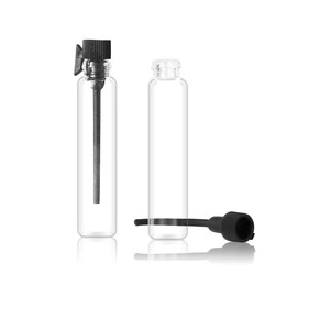 Frasco <span class=keywords><strong>de</strong></span> vidrio transparente vacío <span class=keywords><strong>de</strong></span> 1.5ml y 3ml para muestras <span class=keywords><strong>de</strong></span> perfume y fragancias, con tapa, para serigrafía, ideal para viajes. - Product Image 4