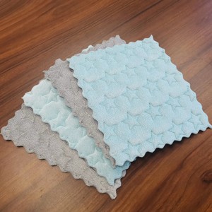 Éponge à vaisselle carrée en microfibre, haute absorption, pour le nettoyage des taches - Product Image 5