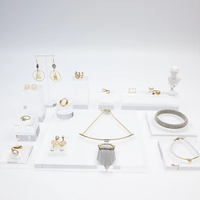 Bijoux en plastique Bracelet Présentoir Bracelet Organisateur Rack Acrylique Bracelet Affichage Collier Stand Titulaire